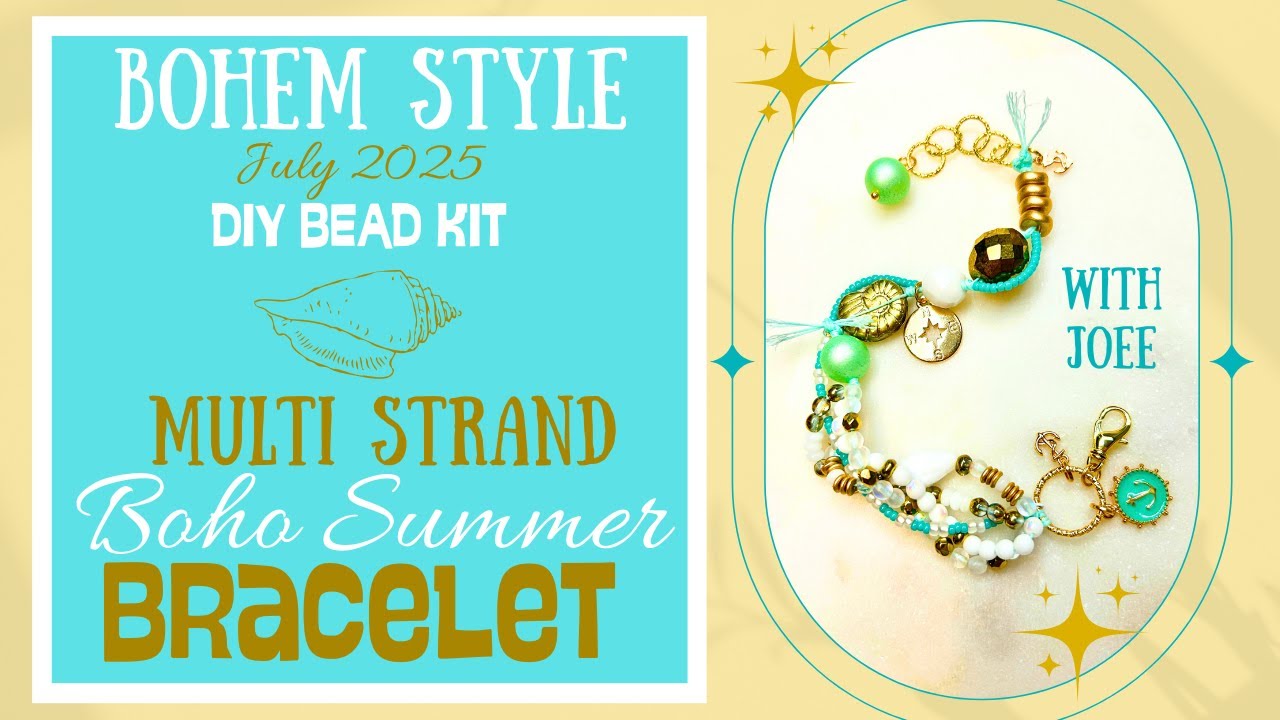 Bohem Style DIY Jewelry Kit Multi Strand Bracelet July 2025