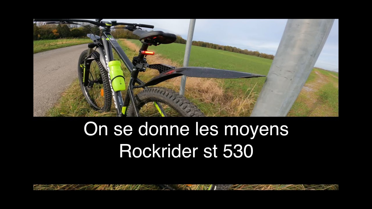 Première sortie en VTT Decathlon Rockrider ST 530
