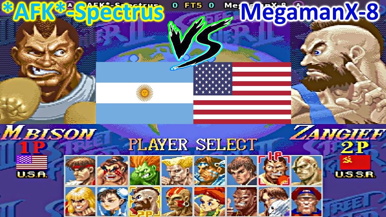 Super Street Fighter II X: Grand Master Challenge - *AFK*-Spectrus- vs MegamanX-8 FT5 X6