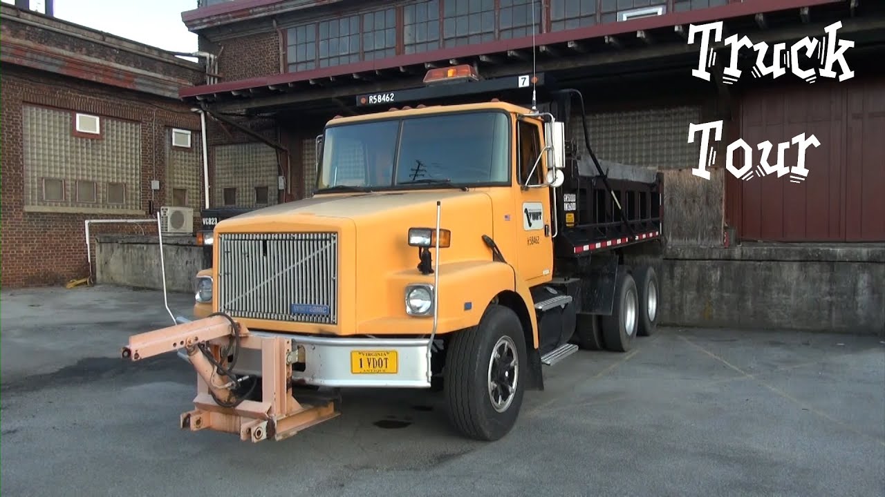 Detailed Look of a 1989 Volvo White GMC Dump Truck