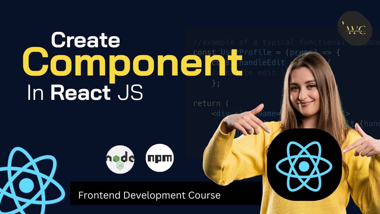 🚀How To Create Component In React JS | React Js 19 Tutorial in Hindi | React Js|  Web Development