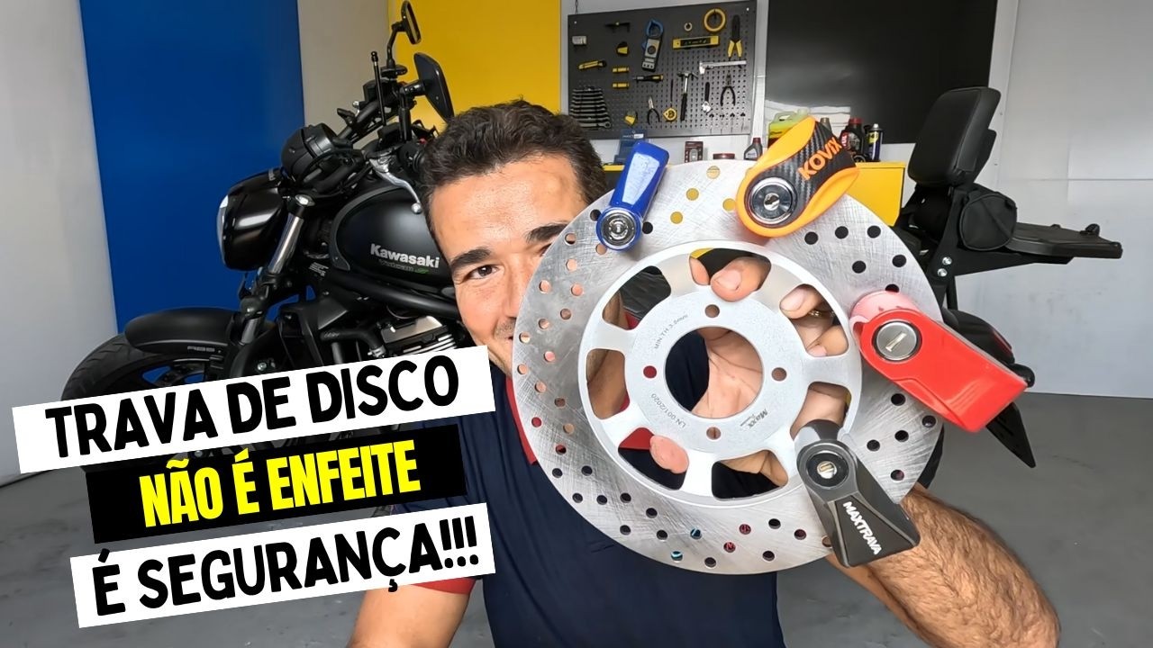 TRAVA DE DISCO DE FREIO - É PARA SEGURANÇA NÃO ENFEITE!