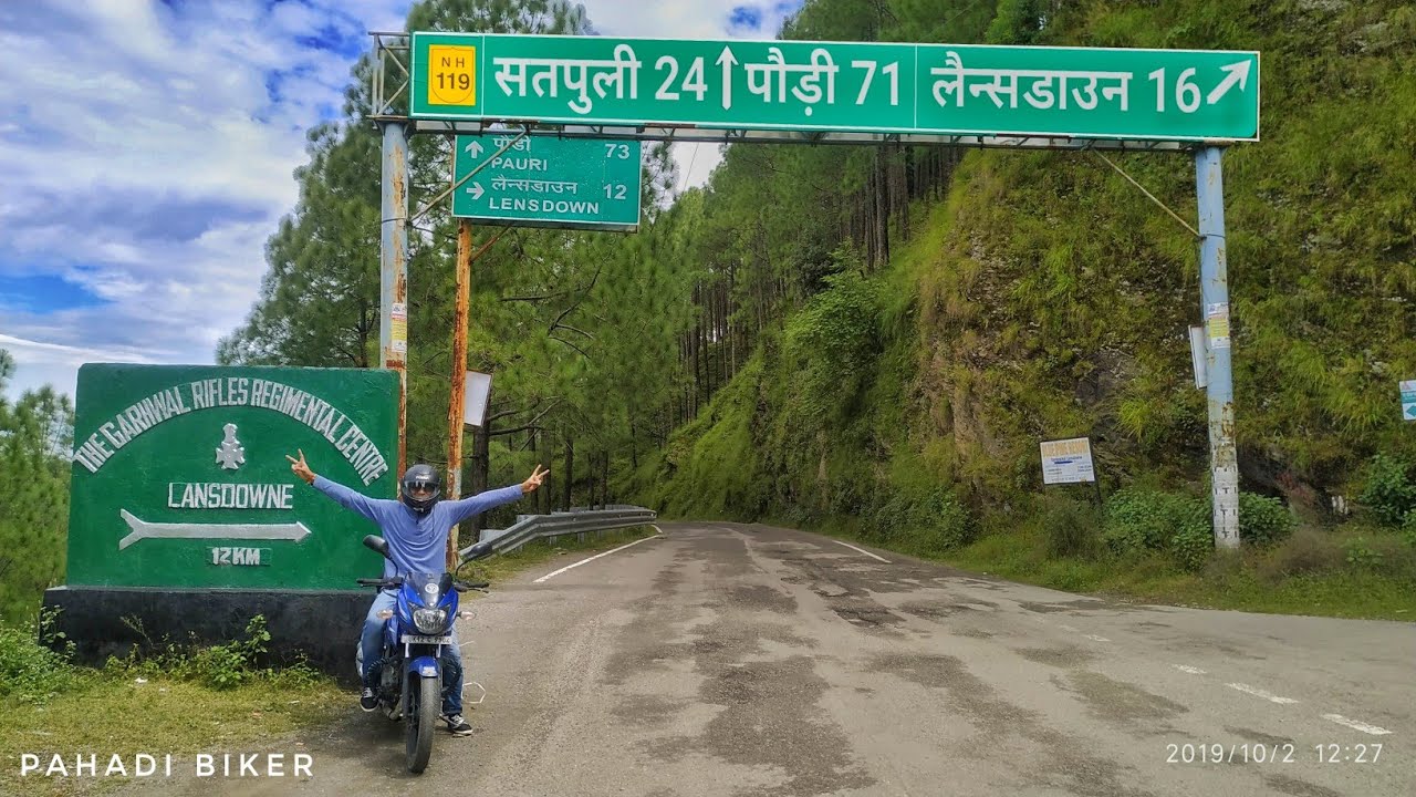 Exploring Lansdowne Uttarakhand || Gumkhal to Lansdowne || By Alok Rana || Pahadi Biker