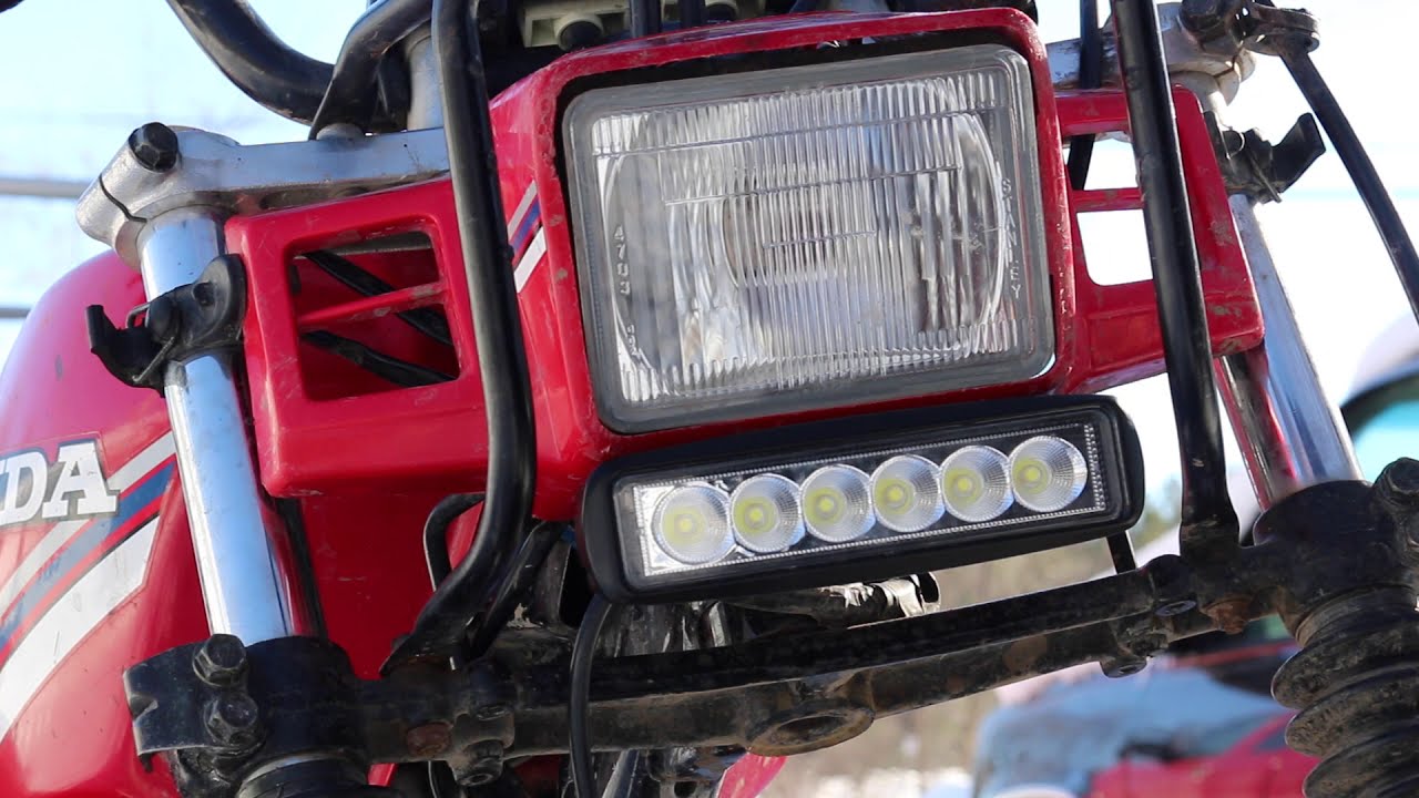 How to Install LED Light Bar On 3Wheeler & ATV