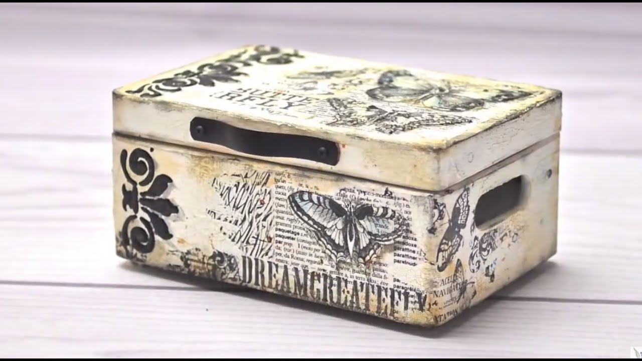 MIXED MEDIA BOX TUTORIAL --- DIY by Catherine