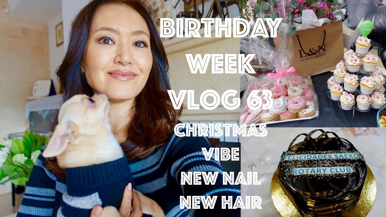 Birthday Week Vlog 63 New Hair New Life  Saeko Hamada