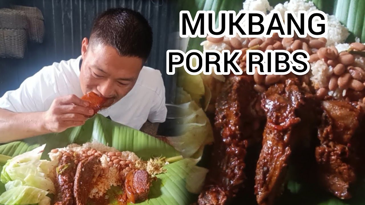 Ultimate Juicy Pork Ribs Mukbang 