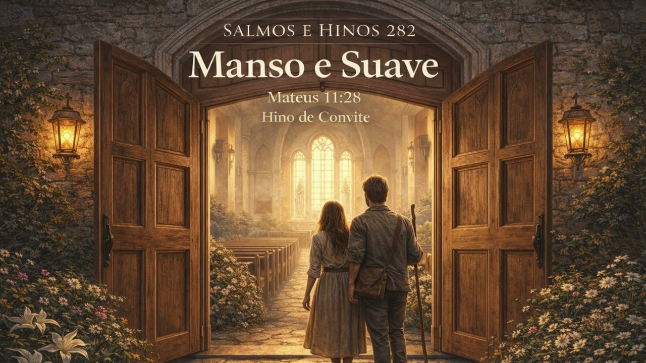 Salmos e Hinos 282 – Manso e Suave | Mateus 11:28 | Hino de Convite