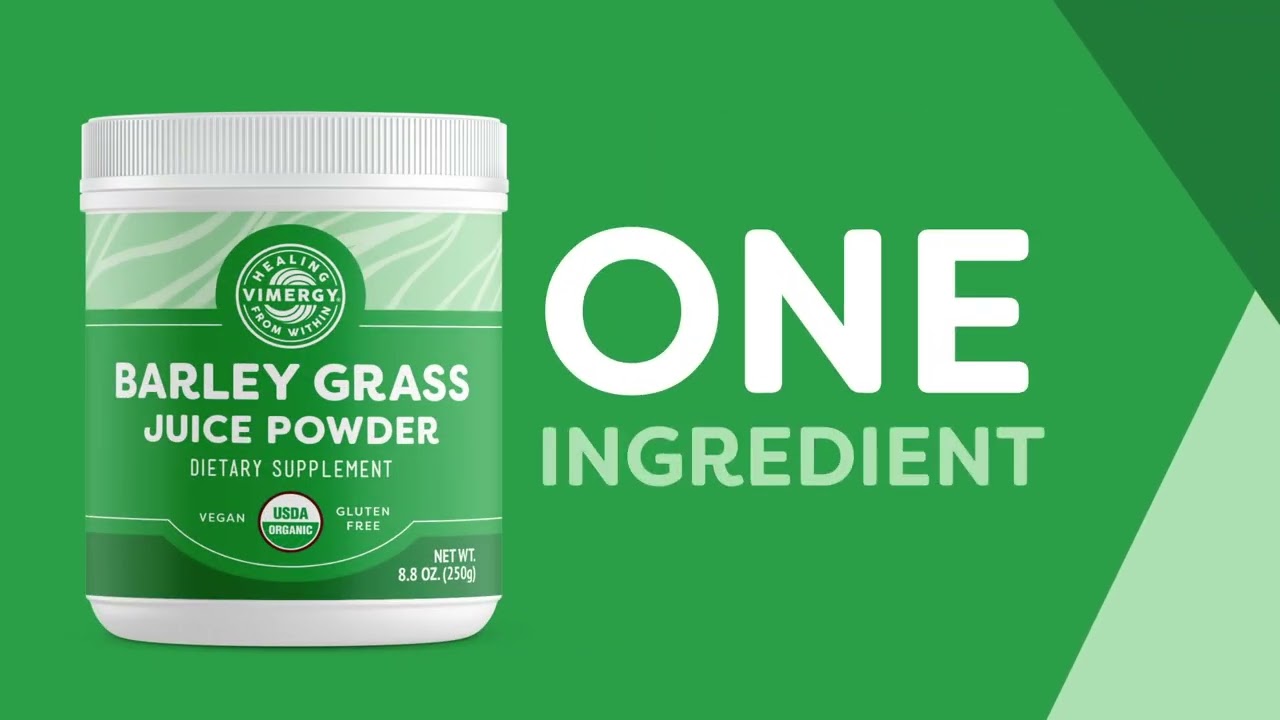 Vimergy Barley Grass Juice Powder 16x9