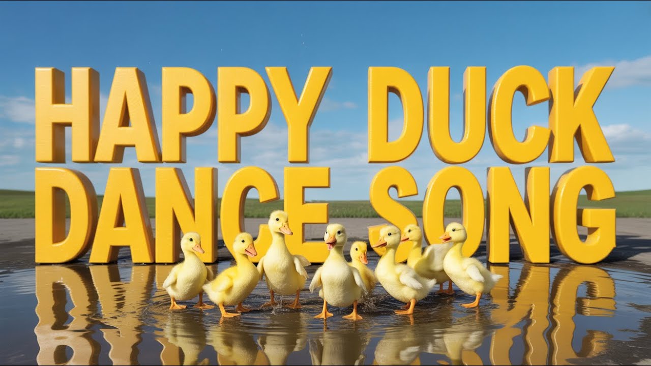 Duck Song for Preschoolers | English Nursery Rhyme to Learn Animals and Sing Together Happily
