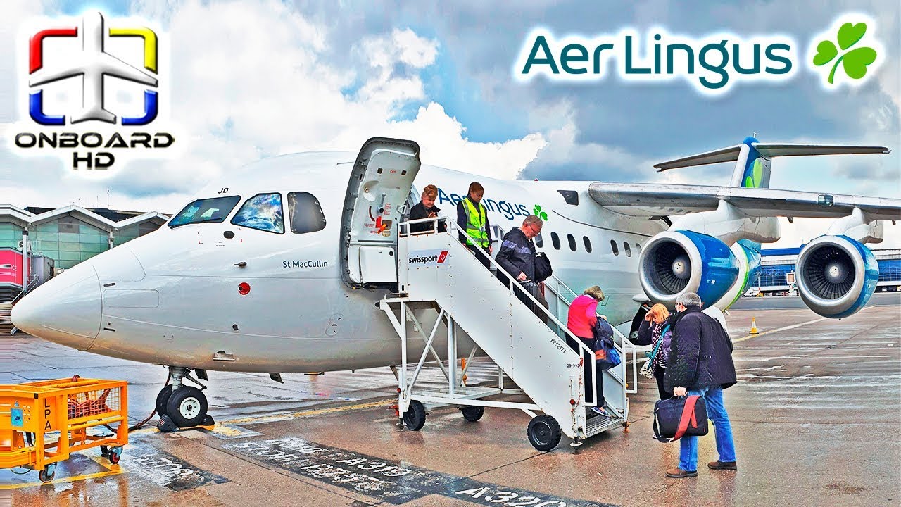 TRIP REPORT | 4 Engines for Regional | AER LINGUS | Dublin to Birmingham | Avro RJ85 Jumbolino