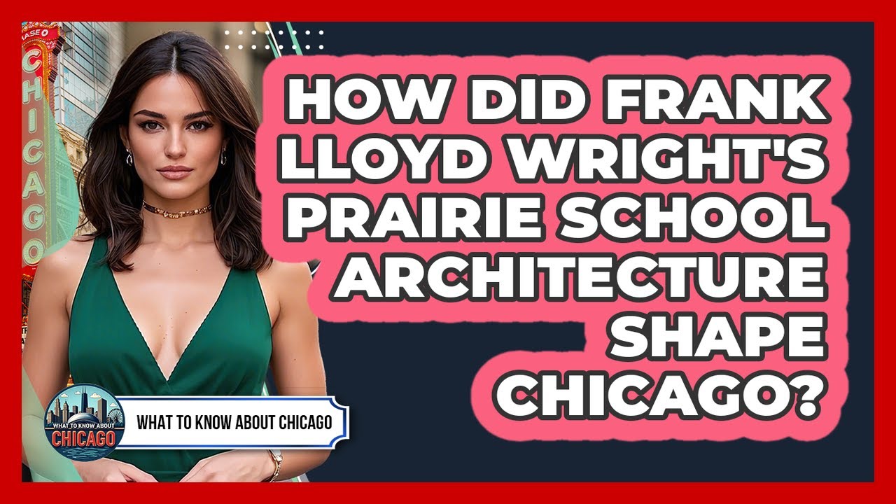 How Did Frank Lloyd Wright's Prairie School Architecture Shape Chicago? - What To Know About Chicago