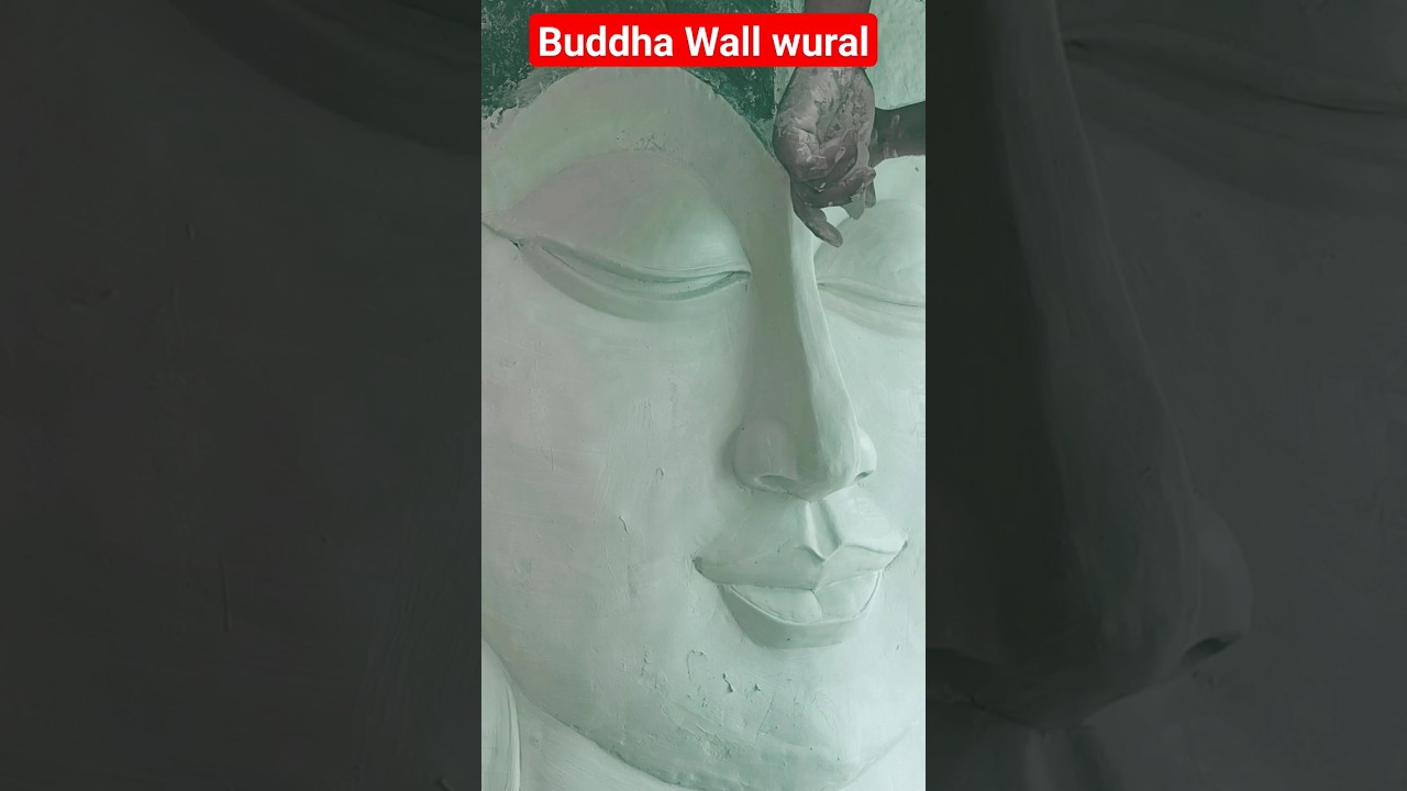 buddha wall mural #art #graffiti #painting