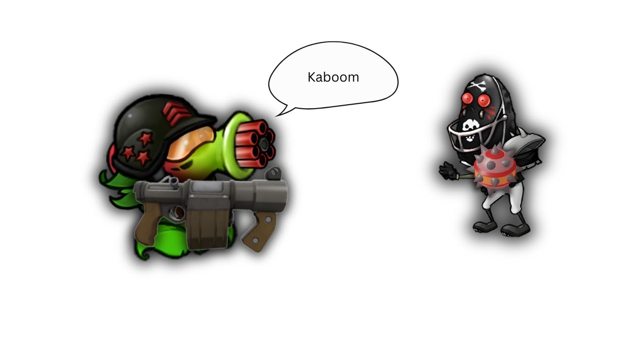Plants Vs Zombies Fusion 3.1 - Purgatory Cursed w/ Cherry Pea Commando