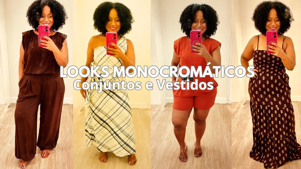  CONJUNTOS E VESTIDOS NO PROVADOR RIACHUELO + Ideias de  looks monocromáticos Riachuelo 