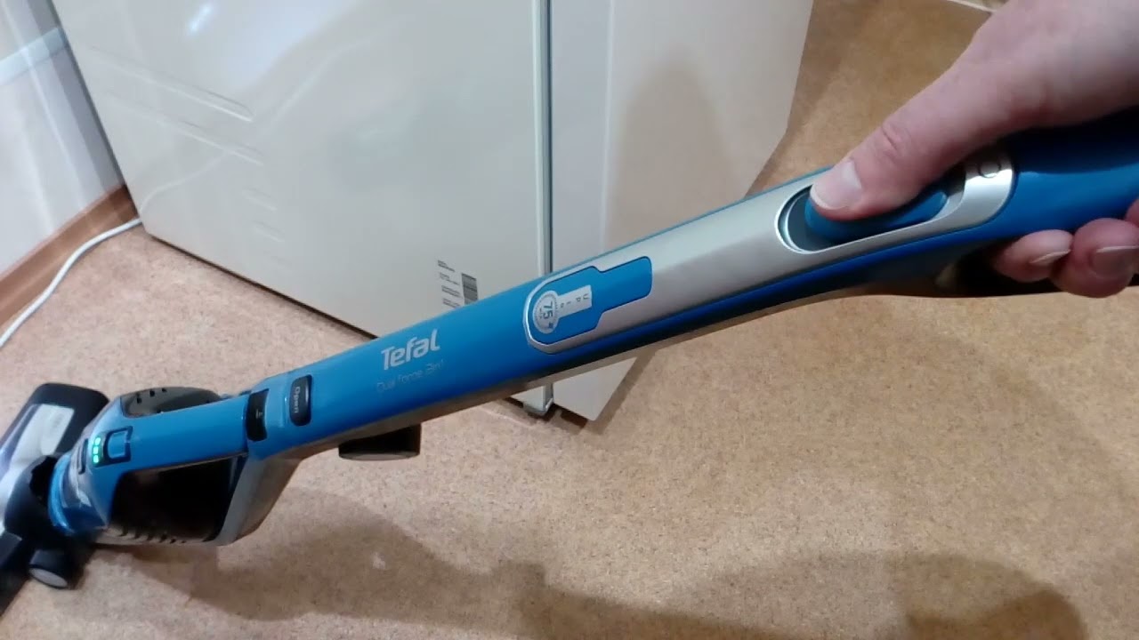 Видеообзор. Пылесос беспроводной Tefal TY 6751 WO Dual Force 2 в 1