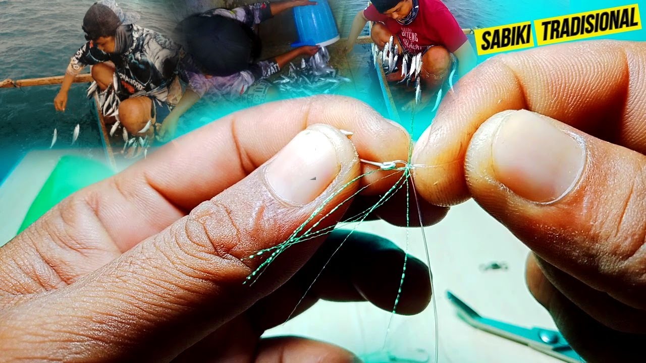 Cara Membuat Pancing Sabiki Tradisional Untuk Mancing Sekali Tarik Dapat Banyak