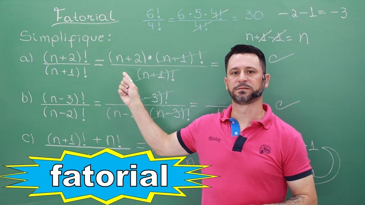 Fatorial. Como simplificar expressões com fatorial. Aula 5 @SoNumeros