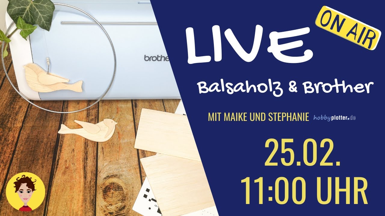 Balsaholz schneiden mit Brother Schneideplottern