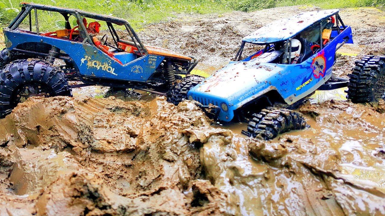 RC Cars MUD Adventures &mdash; Axial Wraith vs WLtoys 10428 4x4 Full Comparison #3 &mdash; RC Extreme Pictures