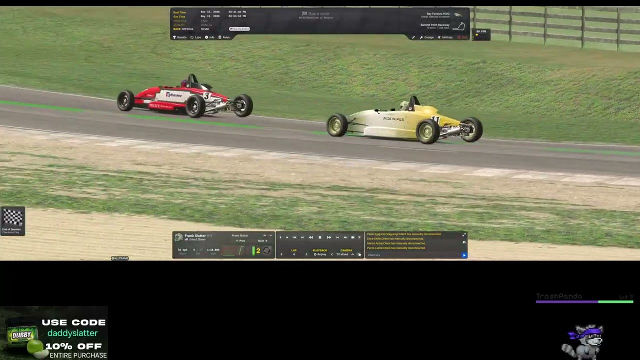 New Day, New Track FF1600 iRacing #pxn #pxnv99 #dubbyenergy #twitch #kick