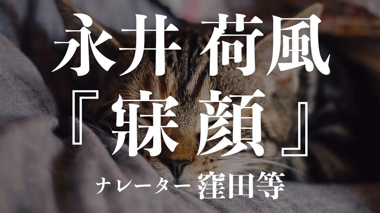 『寐顔』作：永井荷風　朗読：窪田等　作業用BGMや睡眠導入 おやすみ前 教養にも 本好き 青空文庫