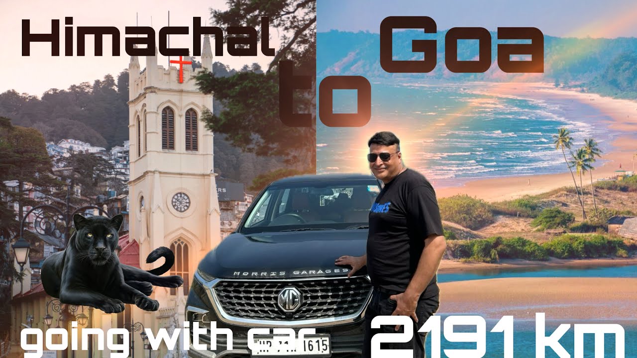 my first vlog|| Hp to Goa by car 🏎️|| is going to be crazy 🤪 #car #goa #hp 