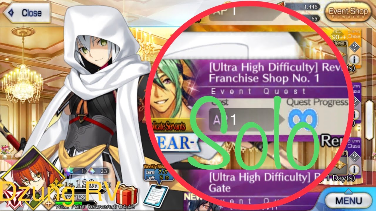 Rice Ball Franchise Shop(Great Rice Shogun) vs Nagao Solo - Battle in New York 2021 - FGO NA