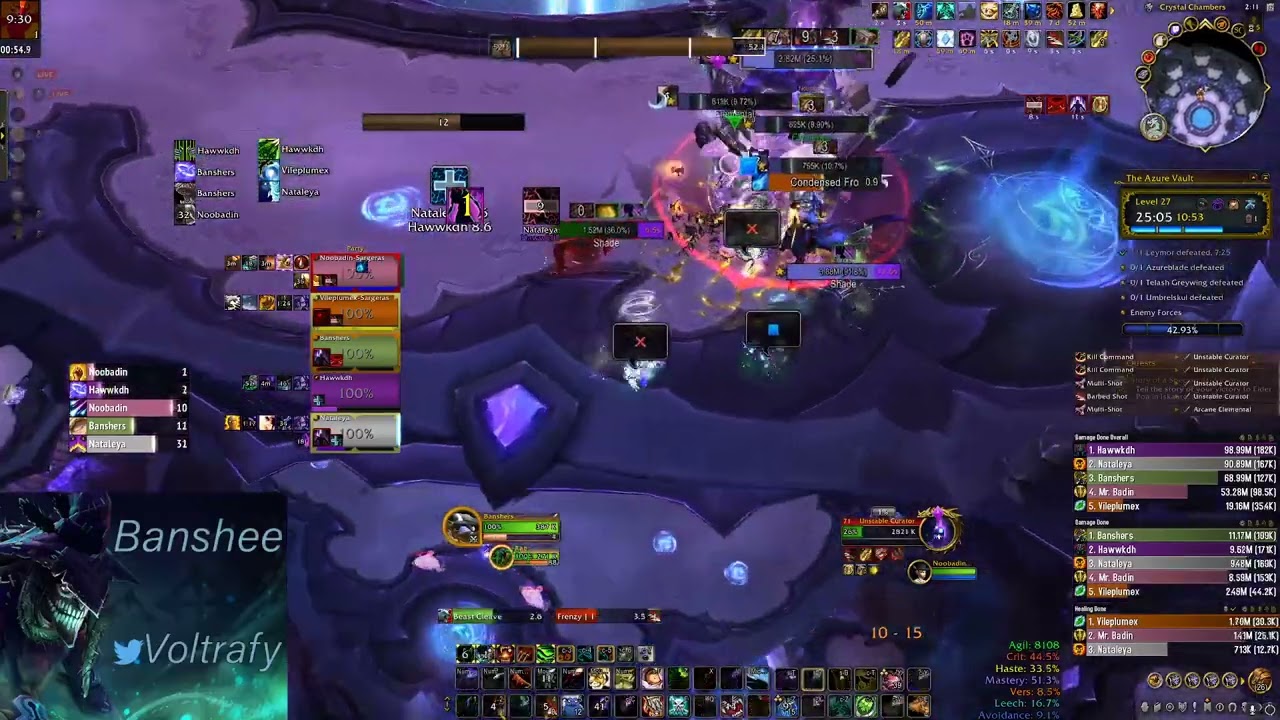 +27 Azure Vault Tyrannical BM Hunter PoV