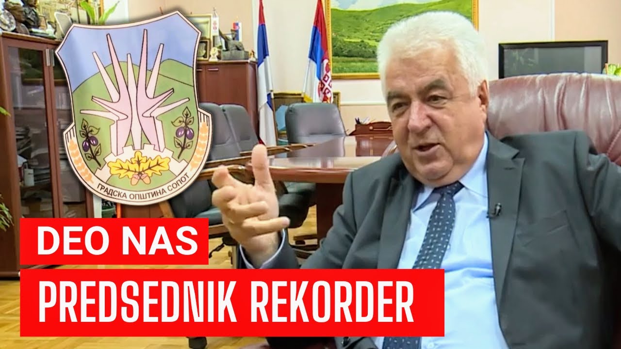 “Žika je mali Tito”: Predsednik opštine Sopot na vlasti skoro četiri decenije