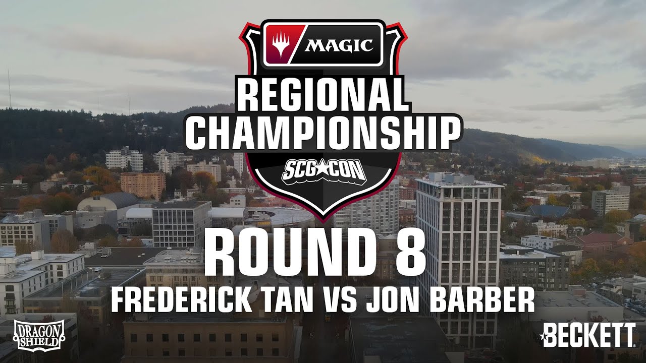 Frederick Tan vs Jon Barber | Round 8 | MTG Modern Regional Championship Portland, OR