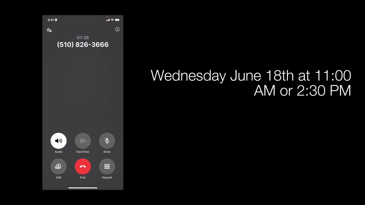 LiveX Healthcare phone demo with captions