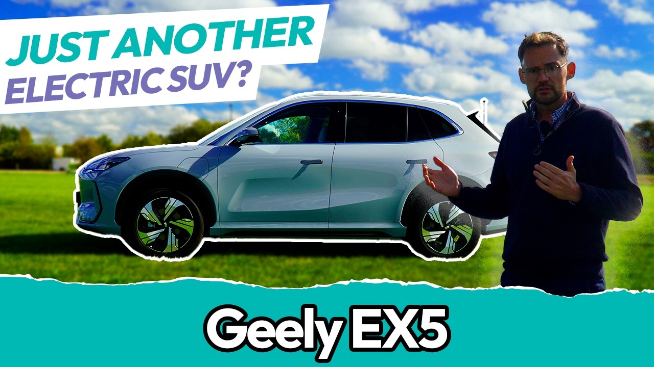 Мы протестировали первый Geely EX5 в Великобритании и вот что мы о нём подумали | Обзор Rivervale