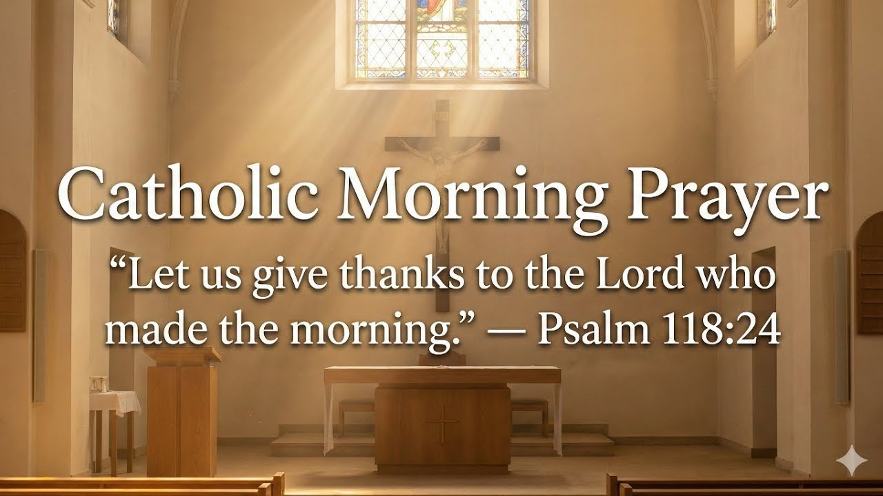 Catholic Morning Prayer | “In the Morning I Offer My Prayer"(Psalm 5:3) | Peaceful Saxophone Worship