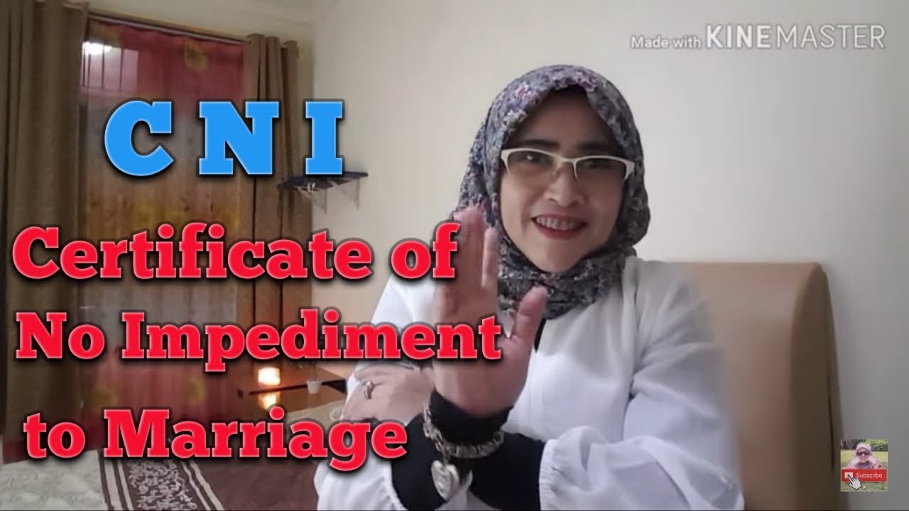 Menikah dengan WNA - CNI Surat Keterangan dari Kedutaan