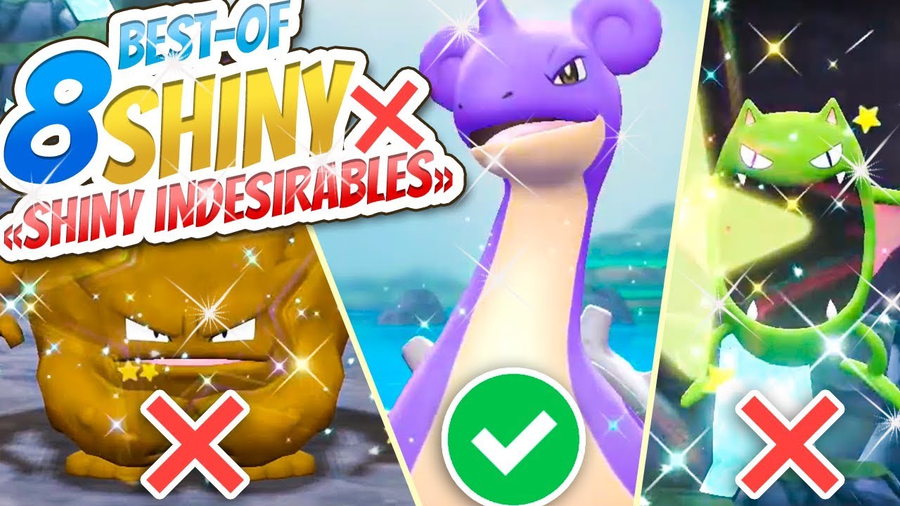 8 SHINY REACTIONS ! - Les INDÉSIRABLES❌ - Best-Of Pokémon Let's GO