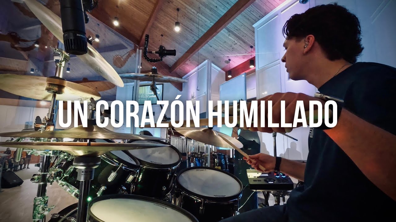 Un Corazón Humillado Drum Cover // Casa de Oración // David Guevara II