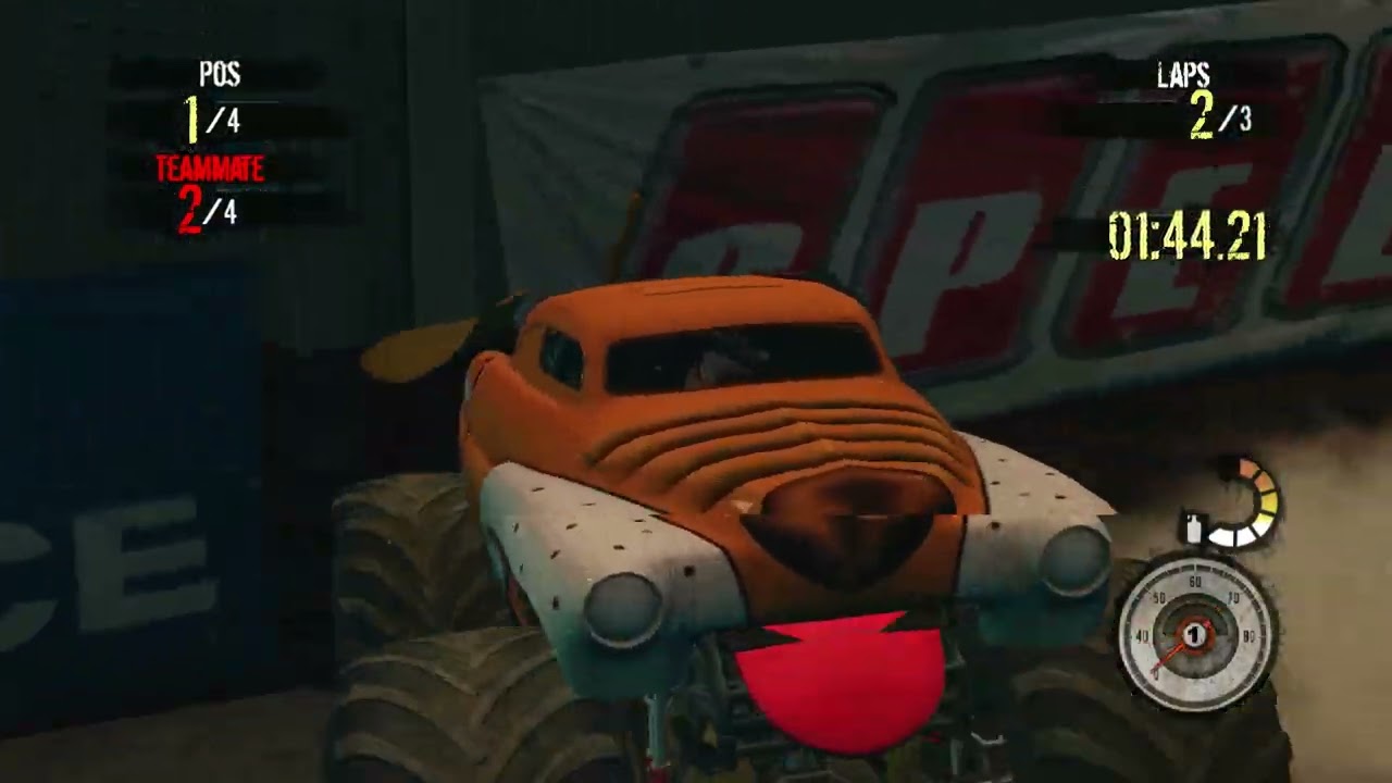 MONSTER JAM PATH OF DESTRUCTION: PART 4 SECOND STADIUM COMPLETE AND UNLOCKING MONSTER MUTT