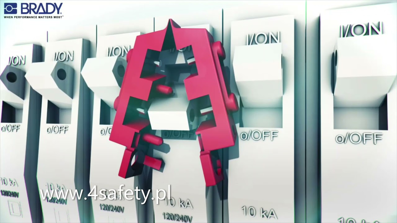 Klipsowa blokada wyłącznik&oacute;w LOTO czyli LOCKOUT TAGOUT - 4safety