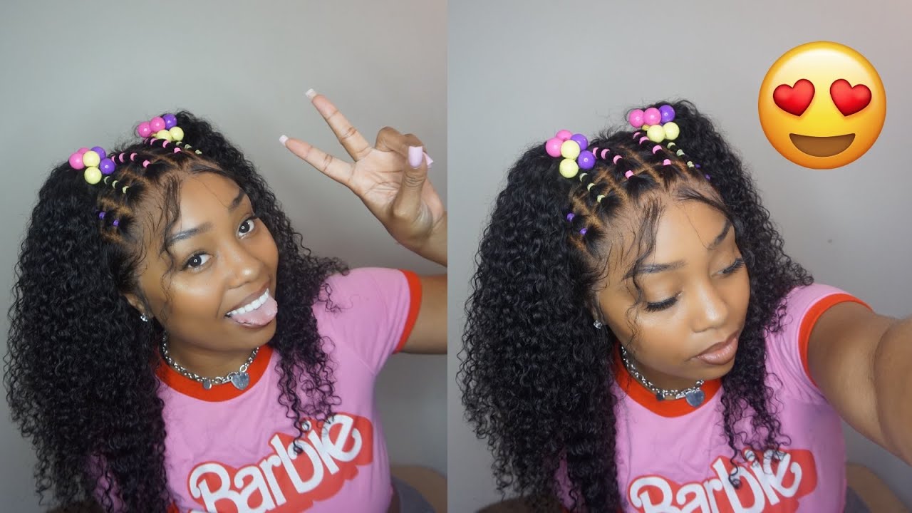 ARROGANT TAE INSPIRED HAIR ON THE PERFECT AFFORDABLE 360 LACE-FRONT Deep Curly WIG | SUPERB
