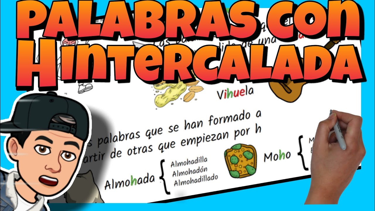 📚 PALABRAS con H INTERCALADA o INTERMEDIA para NIÑOS