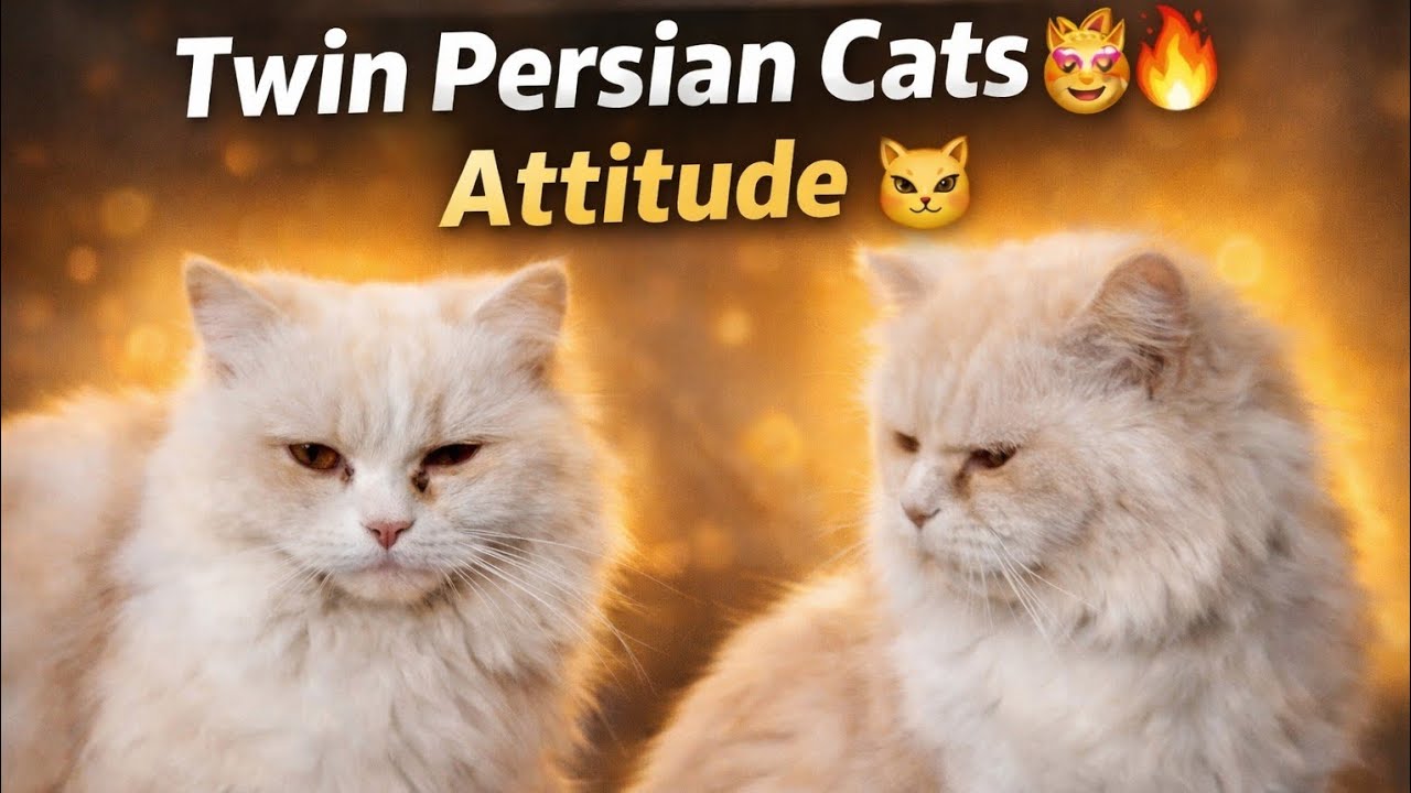Twin Persian CATS 🐱🐾   ||    Harsh Jadon Vlogs 