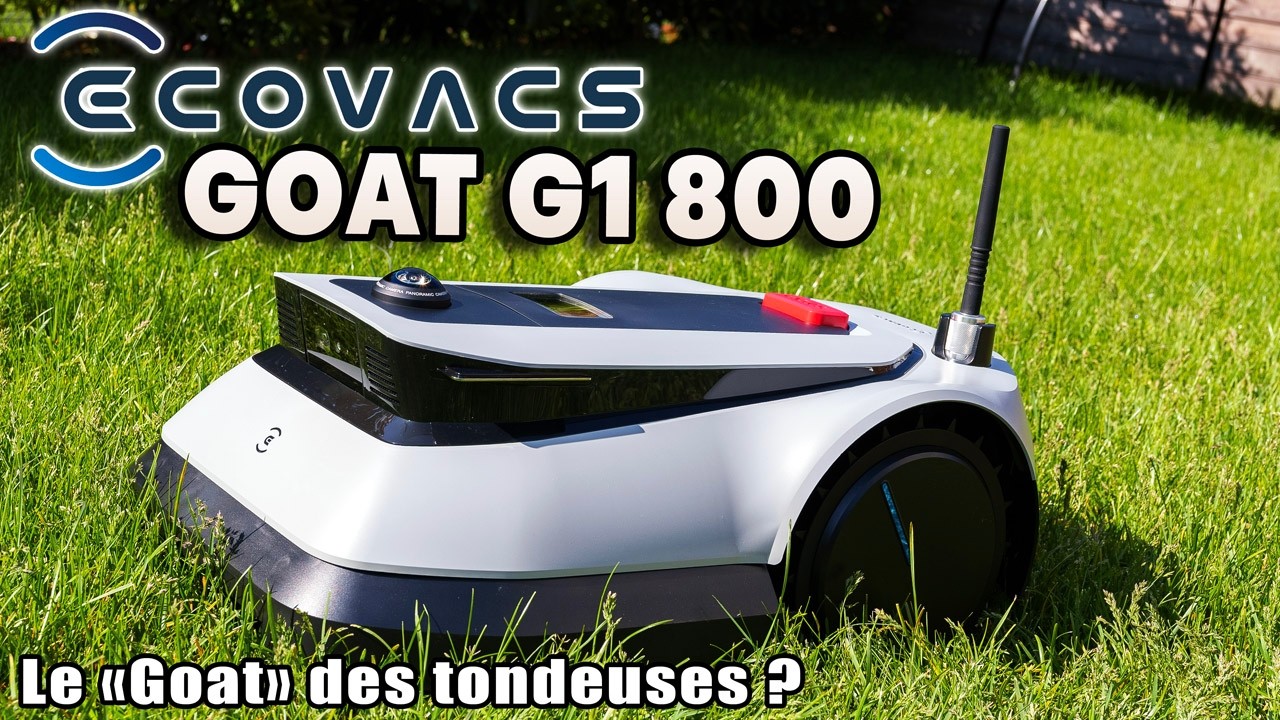 ECOVACS GOAT G1 800: Un robot Tondeuse facile à installer et sans fil périmétrique Test Détaillé