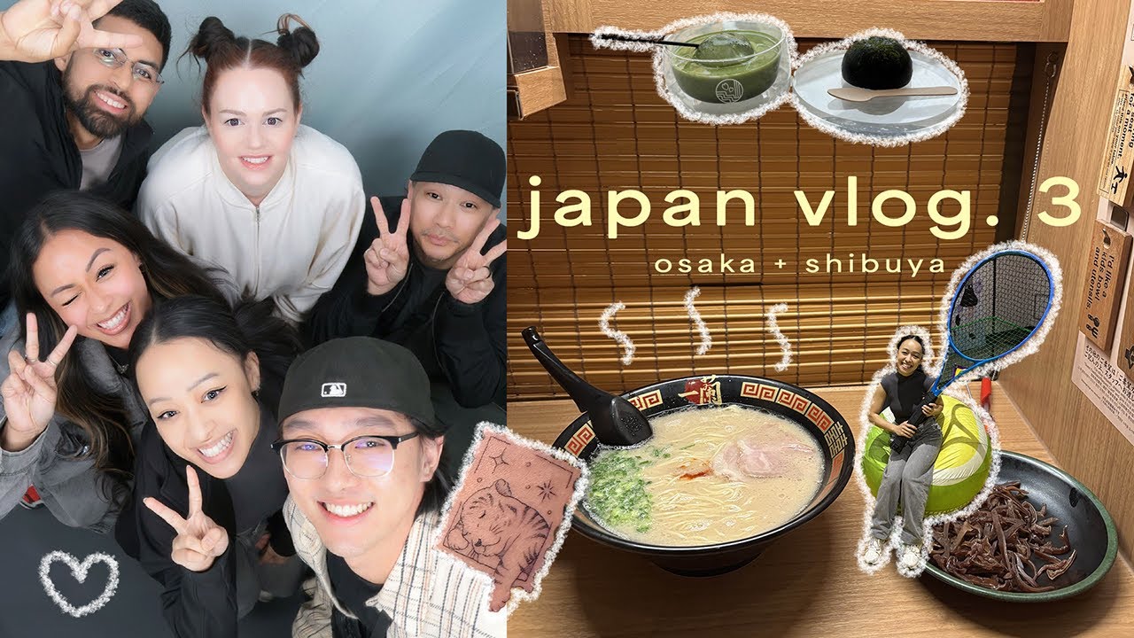 JAPAN VLOG | round 1 + tattoos + shibuya