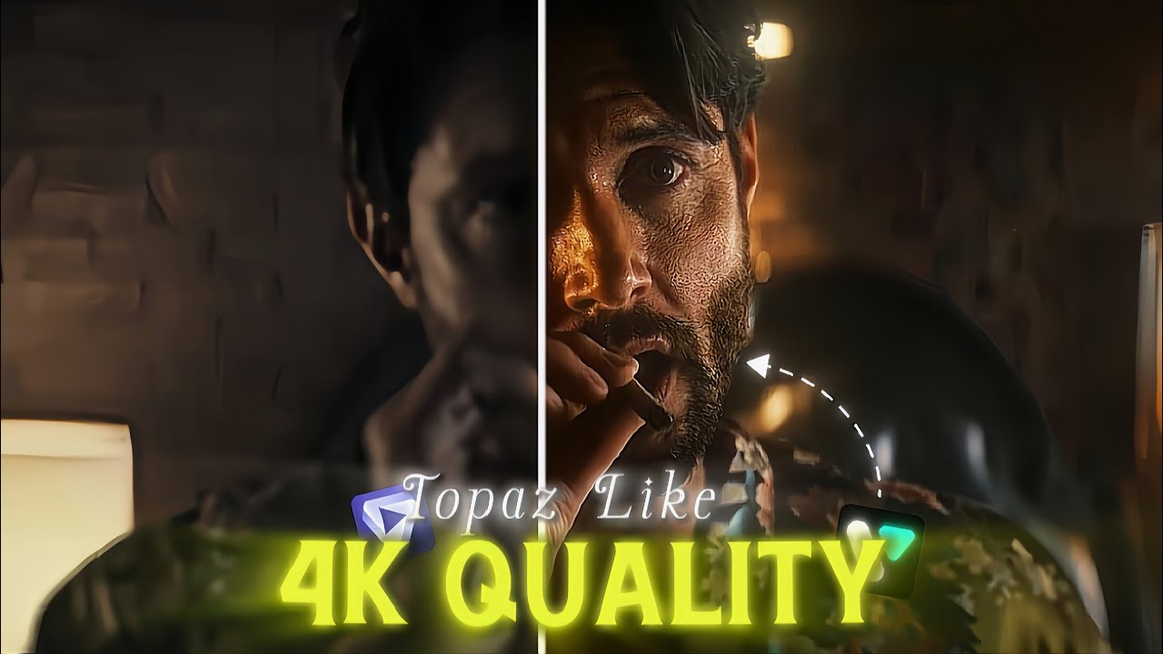 How To Get Topaz Like 4K Quality On Mobile | Full Tutorial 🔥🔥