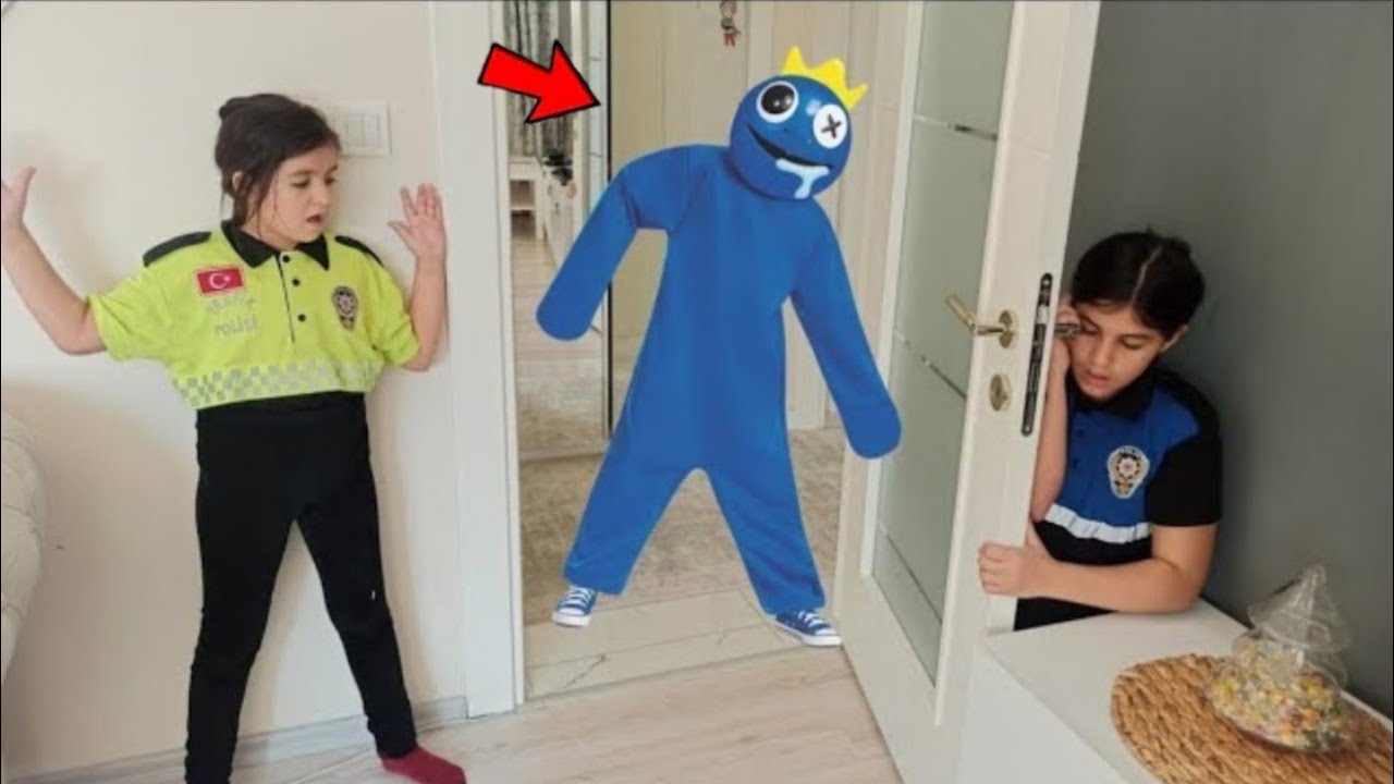 MAVİ RAİNBOW GERÇEK HAYATTA ⁷BİZİM EVE GELDİ ARKADAŞIMI KAÇIRDI MELİSA !!