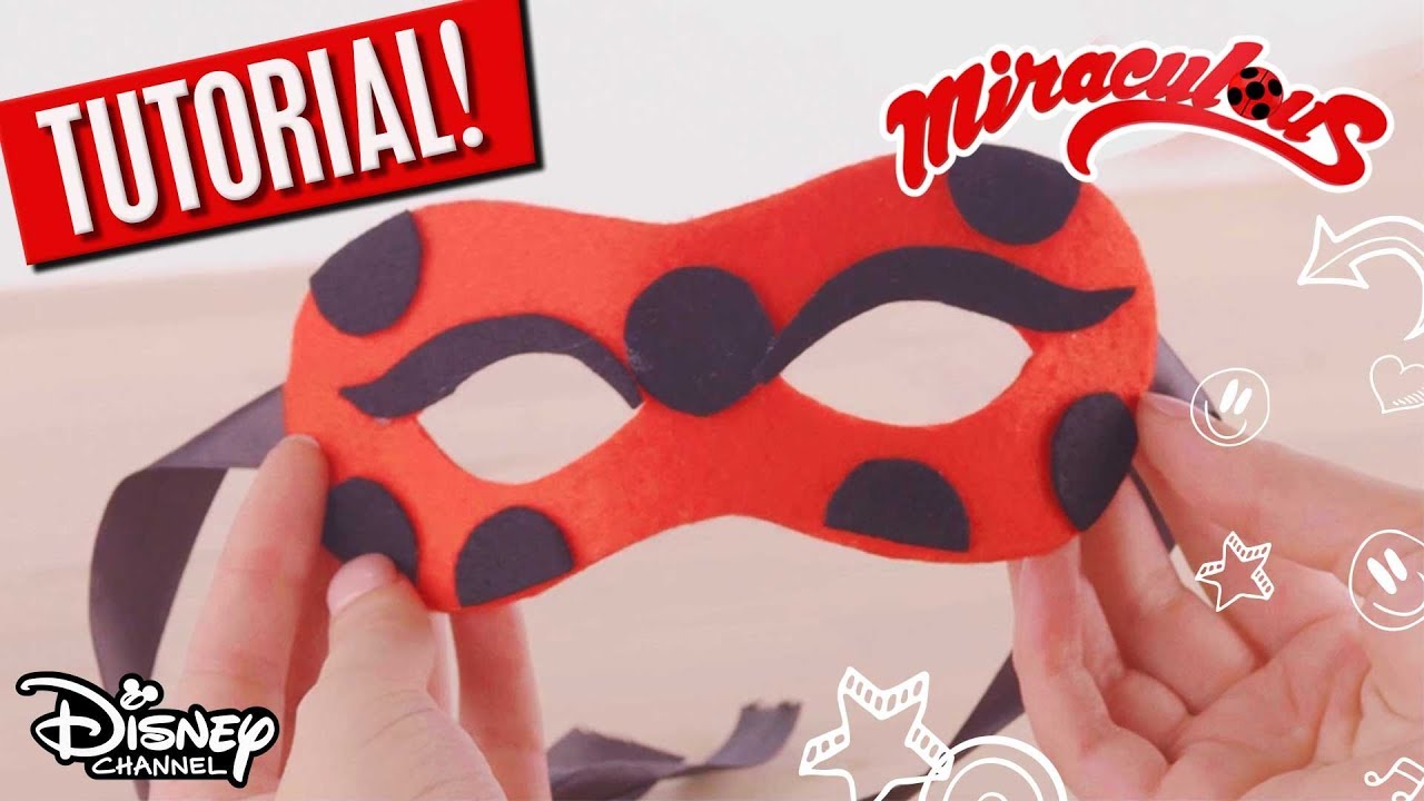 Eye-Mask Tutorial 👀| Miraculous Ladybug | Disney Channel Africa
