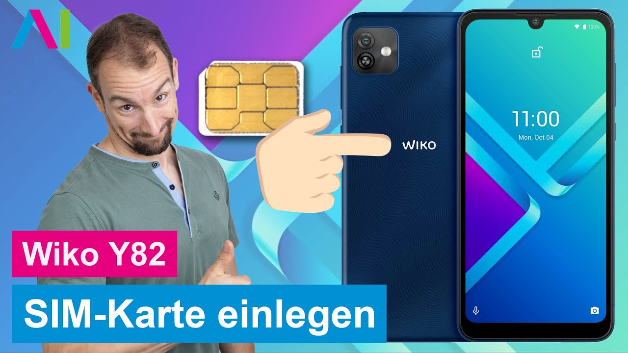 Wiko Y82 - SIM Karte einlegen • 🂠 • 📲 • 📡 • Anleitung | Tutorial