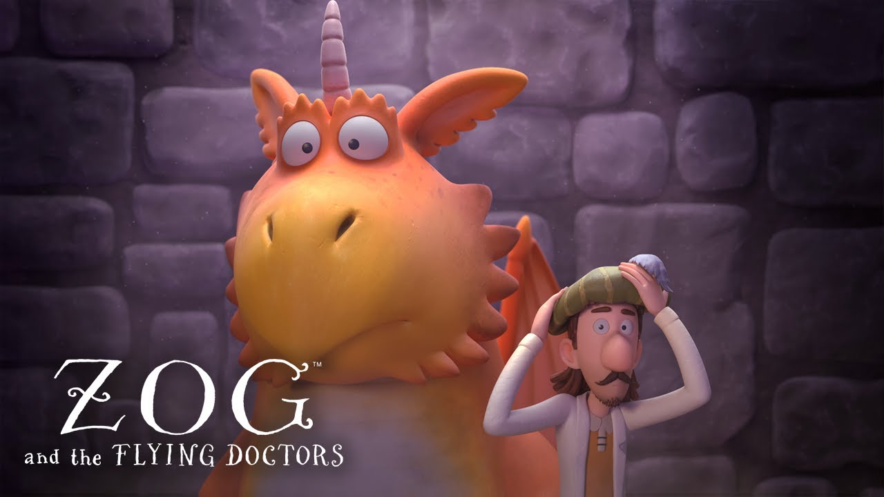 Zog and Sir Gadabout Found Themselves in an Awkward Spot 😬 @ZogOfficial: Zog and the Flying Doctors
