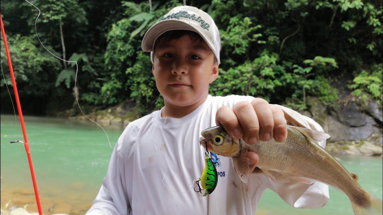 PESCA EN RÍO DE COSTA RICA-NUEVO COMPAÑERO DE PESCA